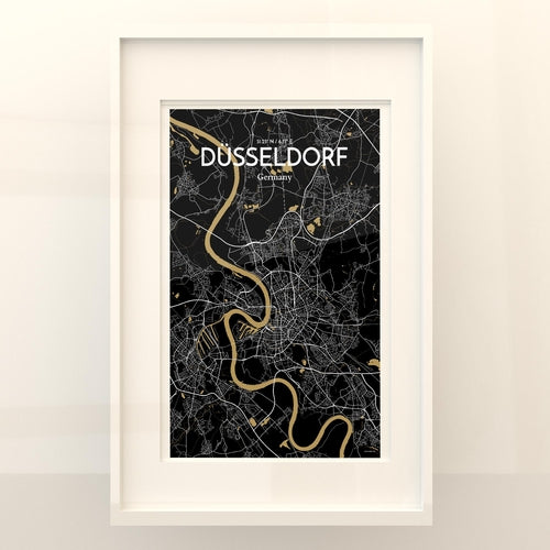 DÃ¼sseldorf City Map Poster