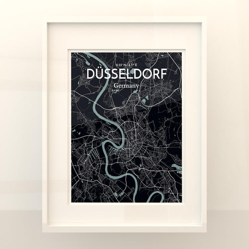 Load image into Gallery viewer, DÃ¼sseldorf City Map Poster
