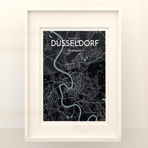 DÃ¼sseldorf City Map Poster