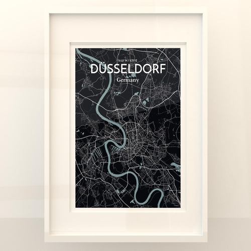 DÃ¼sseldorf City Map Poster