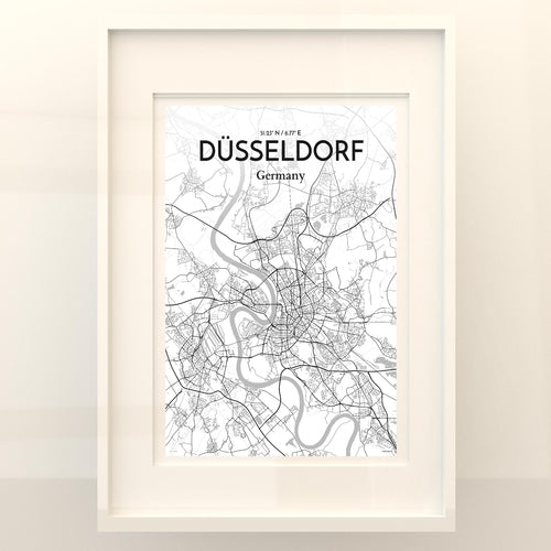 DÃ¼sseldorf City Map Poster