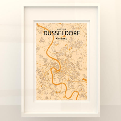 DÃ¼sseldorf City Map Poster