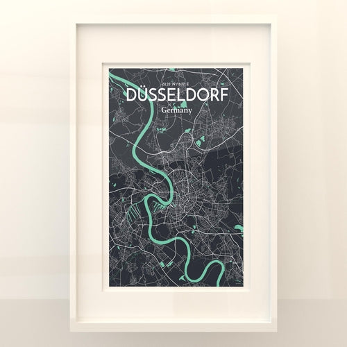 DÃ¼sseldorf City Map Poster