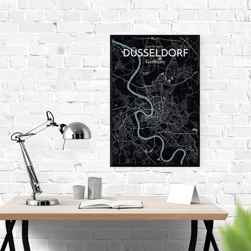 DÃ¼sseldorf City Map Poster