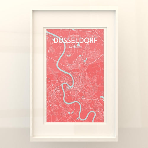 DÃ¼sseldorf City Map Poster