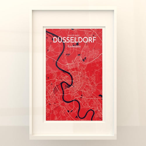 DÃ¼sseldorf City Map Poster