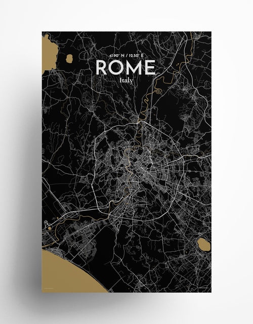 Load image into Gallery viewer, Rome City Map Poster
