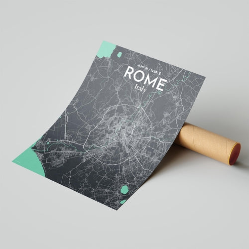 Load image into Gallery viewer, Rome City Map Poster
