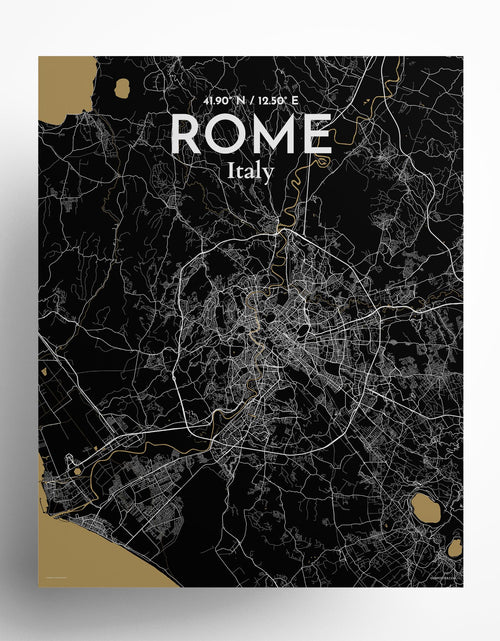 Load image into Gallery viewer, Rome City Map Poster
