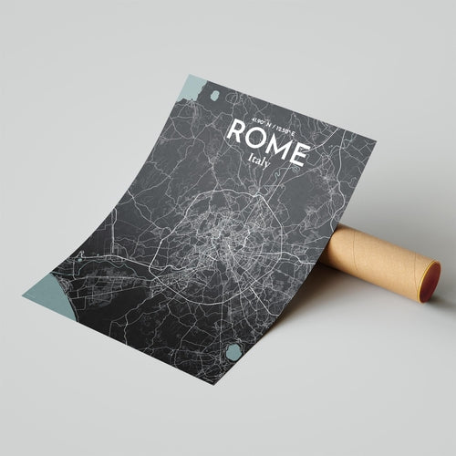 Rome City Map Poster