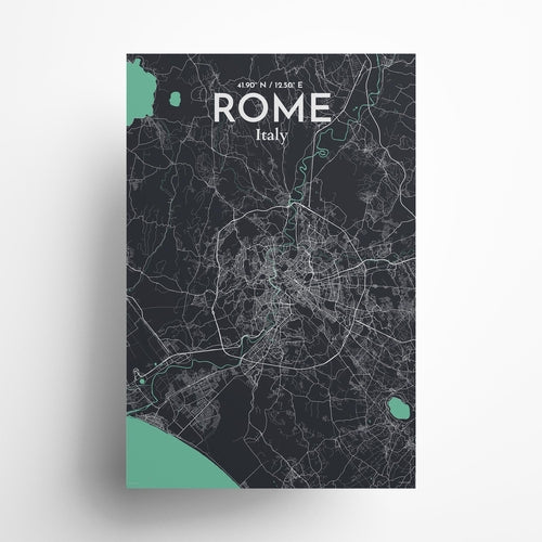 Load image into Gallery viewer, Rome City Map Poster
