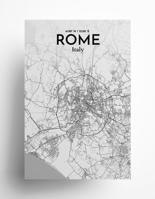 Load image into Gallery viewer, Rome City Map Poster
