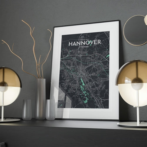 Hannover City Map Poster