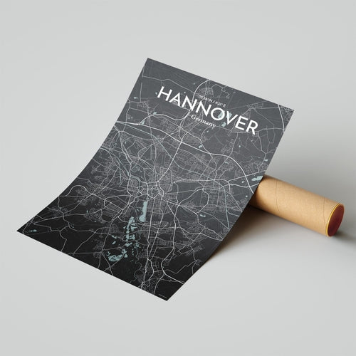 Hannover City Map Poster