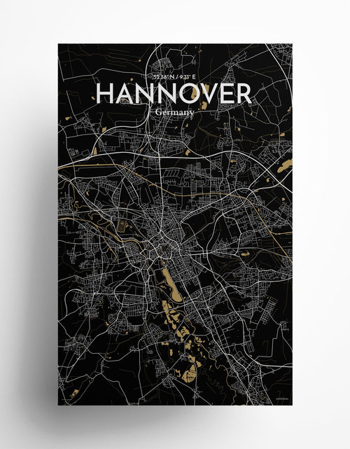 Load image into Gallery viewer, Hannover City Map Poster
