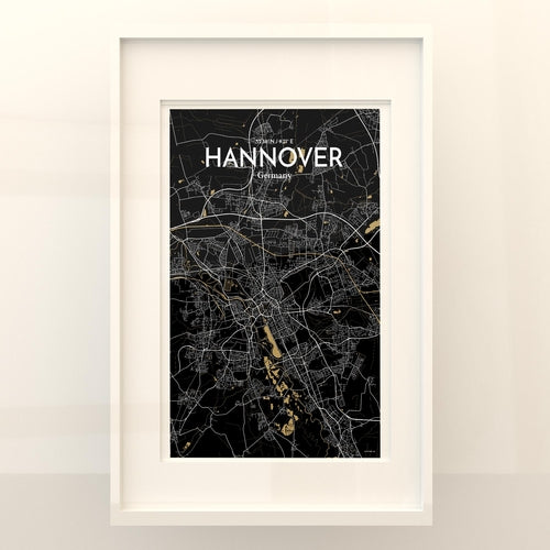 Hannover City Map Poster