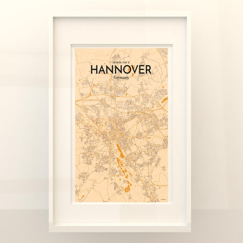 Hannover City Map Poster