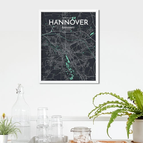 Hannover City Map Poster