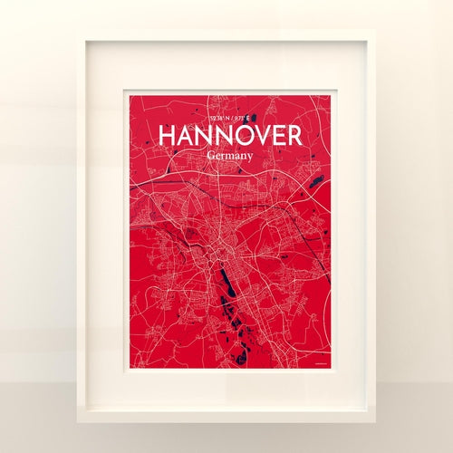 Hannover City Map Poster