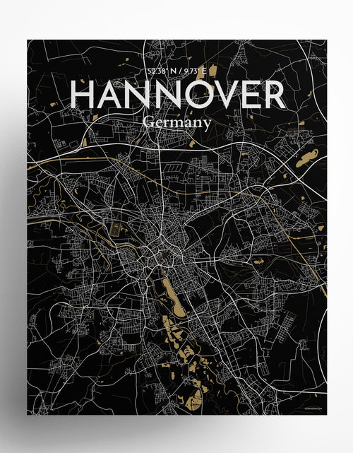 Load image into Gallery viewer, Hannover City Map Poster
