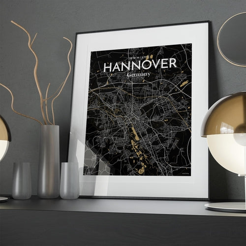 Hannover City Map Poster