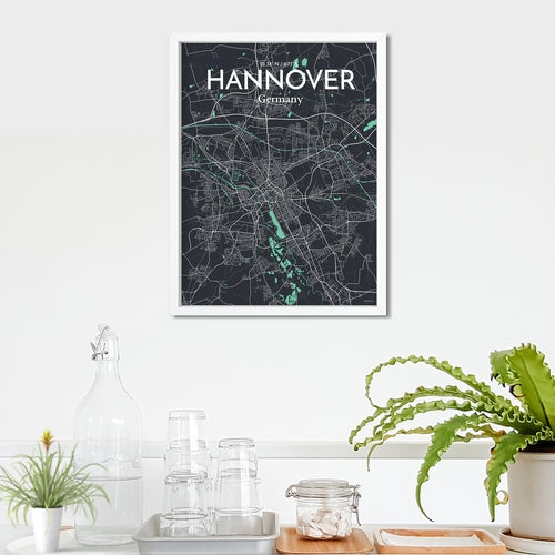 Hannover City Map Poster