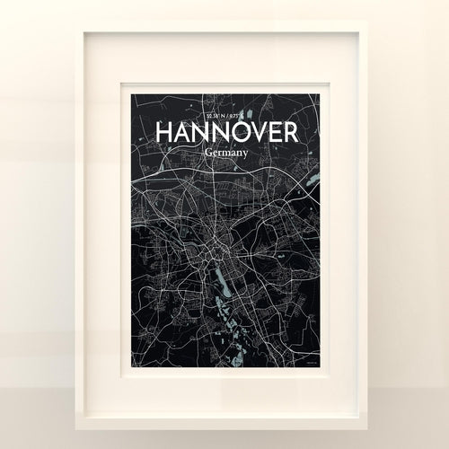 Hannover City Map Poster