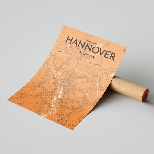 Hannover City Map Poster