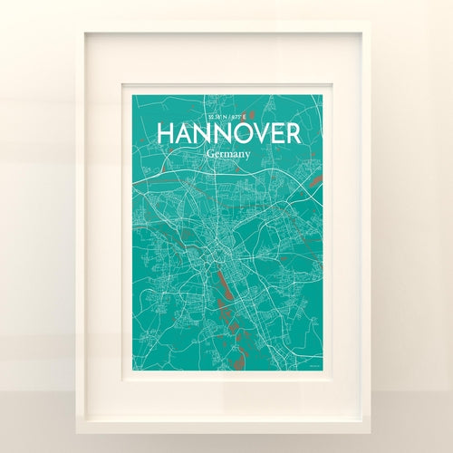 Hannover City Map Poster