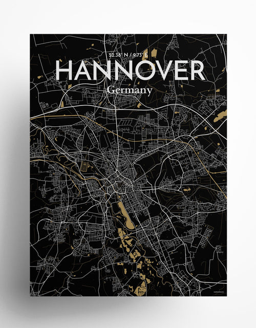 Load image into Gallery viewer, Hannover City Map Poster
