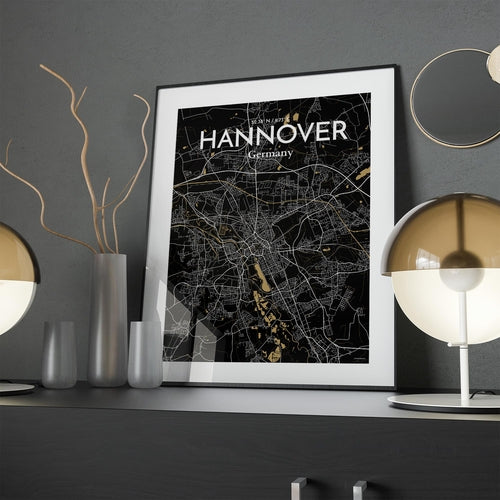 Hannover City Map Poster