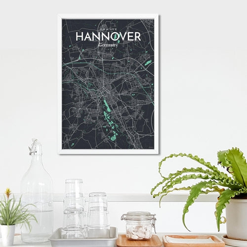 Hannover City Map Poster