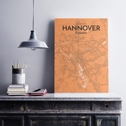 Hannover City Map Poster