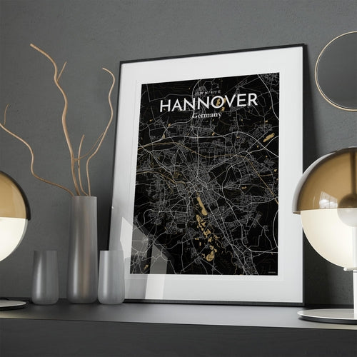 Hannover City Map Poster