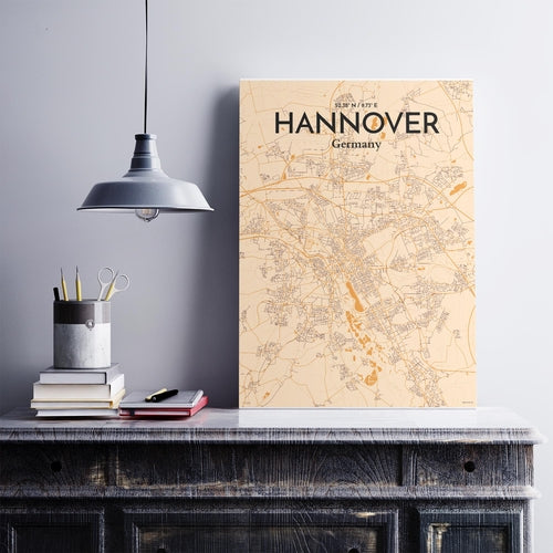 Hannover City Map Poster