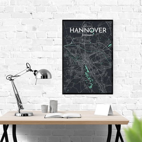 Hannover City Map Poster