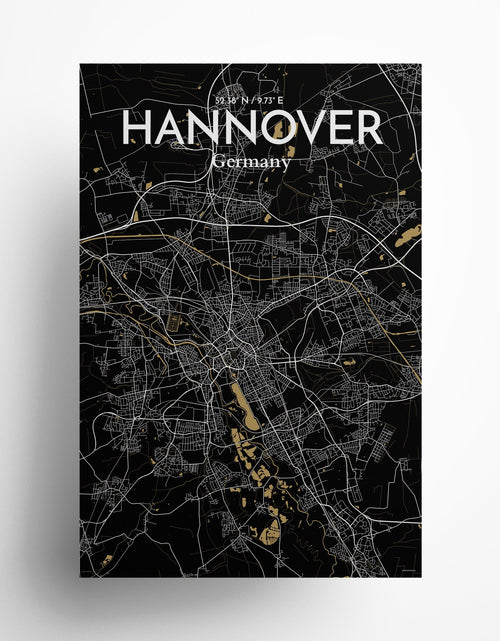 Load image into Gallery viewer, Hannover City Map Poster
