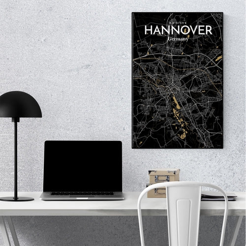 Hannover City Map Poster