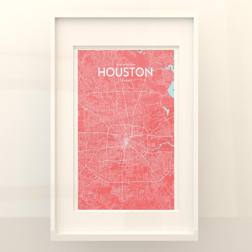 Load image into Gallery viewer, Houston City Map Poster
