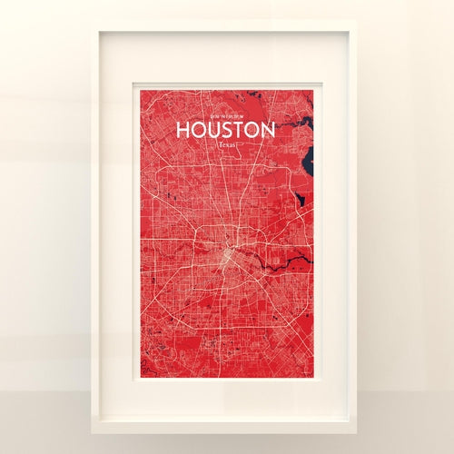 Load image into Gallery viewer, Houston City Map Poster
