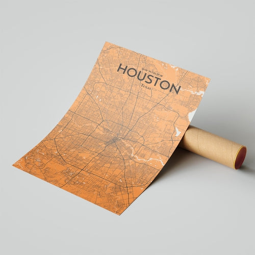 Load image into Gallery viewer, Houston City Map Poster
