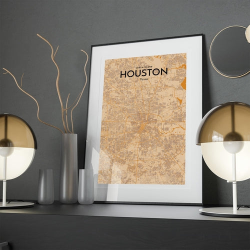 Load image into Gallery viewer, Houston City Map Poster
