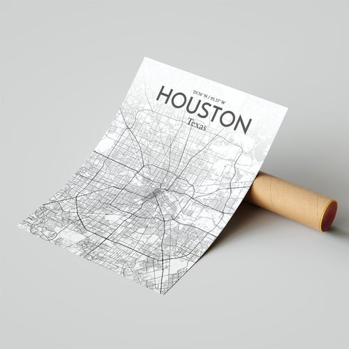 Load image into Gallery viewer, Houston City Map Poster
