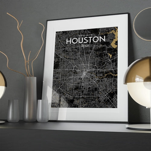 Load image into Gallery viewer, Houston City Map Poster
