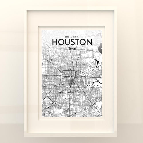 Load image into Gallery viewer, Houston City Map Poster
