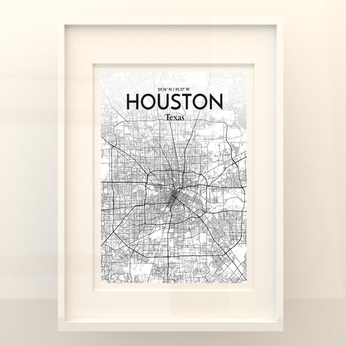 Load image into Gallery viewer, Houston City Map Poster
