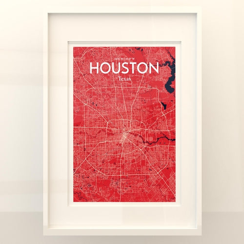 Load image into Gallery viewer, Houston City Map Poster
