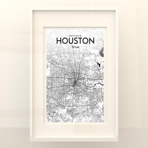 Load image into Gallery viewer, Houston City Map Poster
