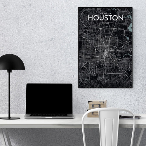 Load image into Gallery viewer, Houston City Map Poster
