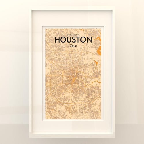 Load image into Gallery viewer, Houston City Map Poster
